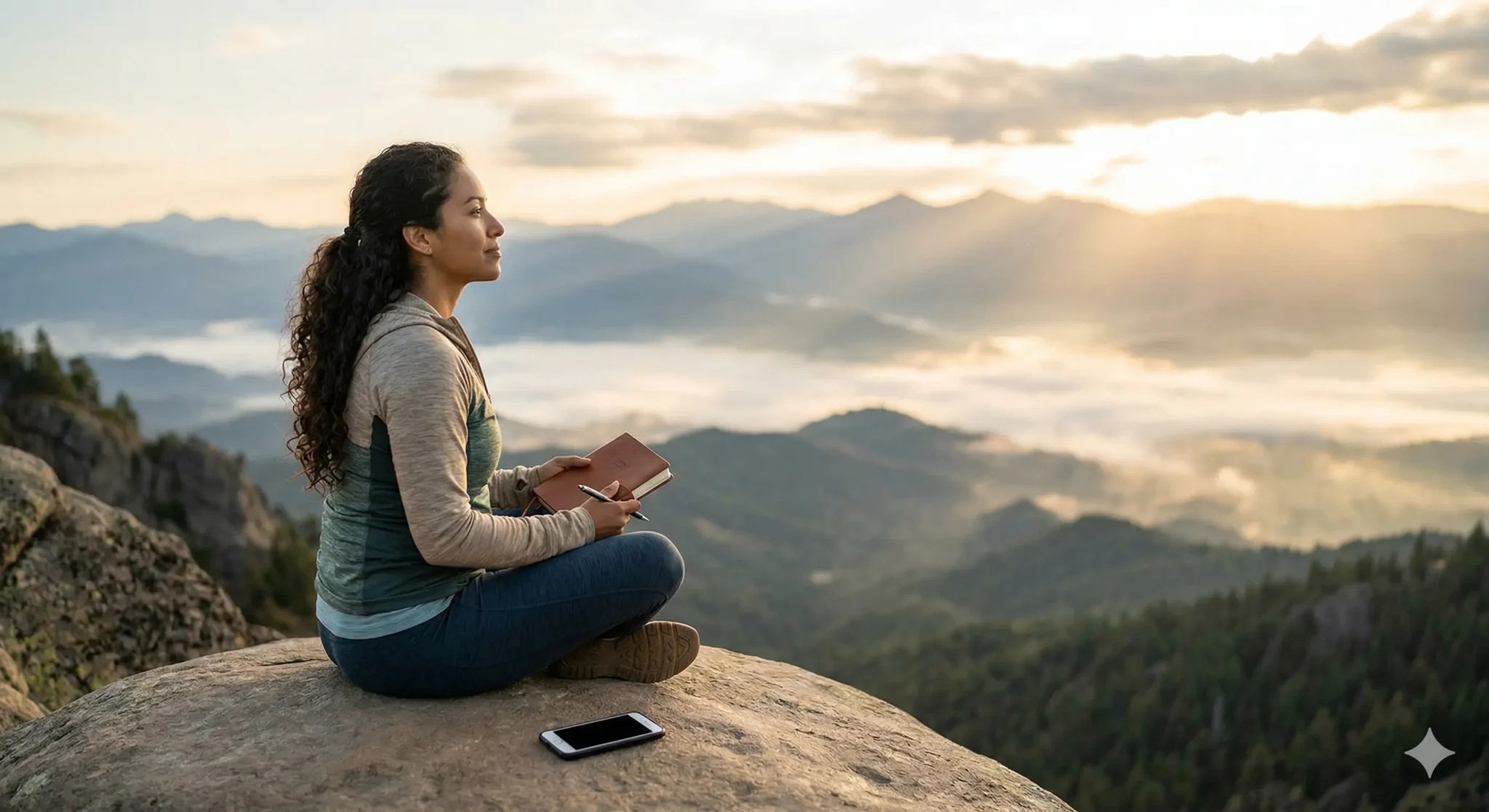 Faro iluminando el mar agitado, representando la confianza en Dios y palabras que sanan el alma en la tormenta.